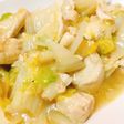 白菜と鶏胸肉のあんかけ