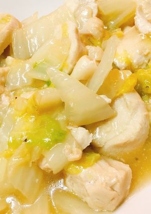 白菜と鶏胸肉のあんかけ-レシピのメイン写真