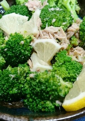 プチおかず♥ツナとブロッコリーレモン醤油-レシピのメイン写真
