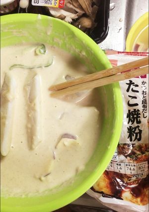 たこ焼き粉を使って天ぷら-レシピのメイン写真