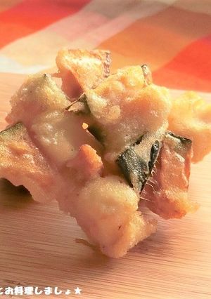 簡単★豆腐とかぼちゃのかき揚げ-レシピのメイン写真