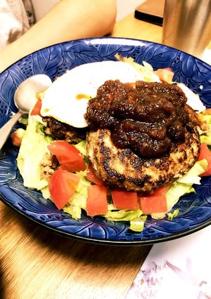 ロコモコのハンバーグのタネ-レシピのメイン写真