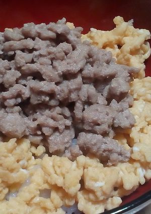 豚ミンチのそぼろ丼-レシピのメイン写真