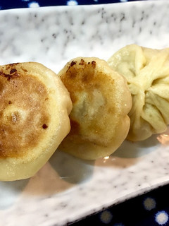 焼き小籠包(ニラ饅頭同時進行)-レシピのメイン写真