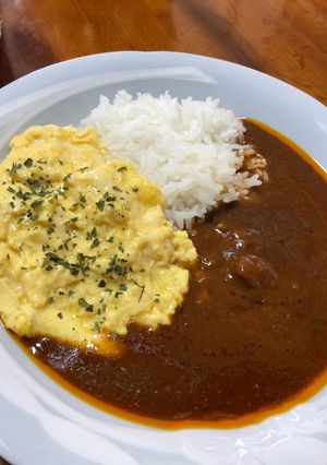 ふわとろスクランブルエッグカレー-レシピのメイン写真