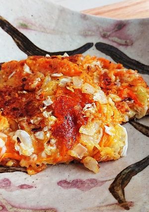 大量消費にも！ニンジンもっちりチーズ焼き-レシピのメイン写真