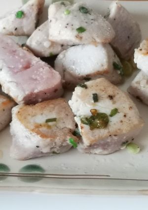 びんちょうまぐろのネギ塩ステーキ-レシピのメイン写真