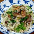 サンマとセロリの香りご飯