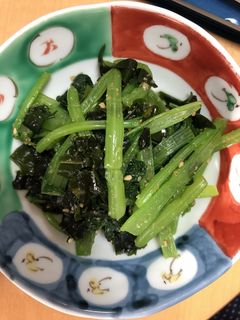 青菜とワカメの胡麻和え-レシピのメイン写真