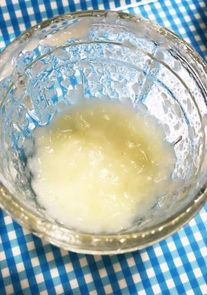 離乳食初期 すりおろさないりんご-レシピのメイン写真