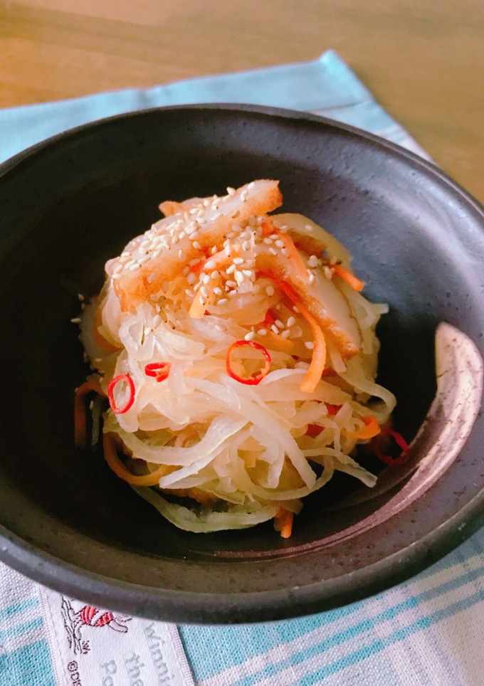 大根とさつま揚げの油炒め♡-レシピのメイン写真