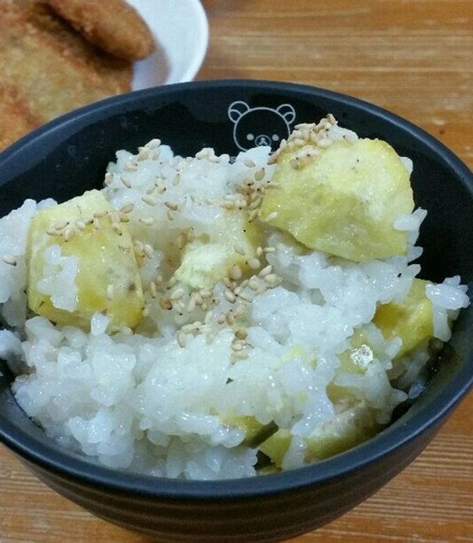炊飯器で簡単!!餅米入りモチモチ栗ご飯-レシピのメイン写真