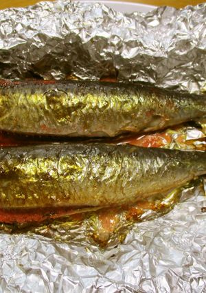 魚焼きグリルで「いわし明太」を焼くコツ♪-レシピのメイン写真