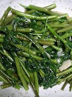 空芯菜(くうしんさい)の炒め物-レシピのメイン写真