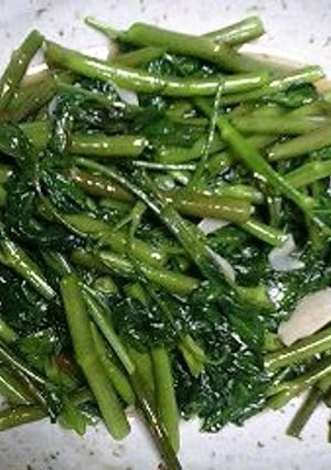 空芯菜（くうしんさい）の炒め物-レシピのメイン写真