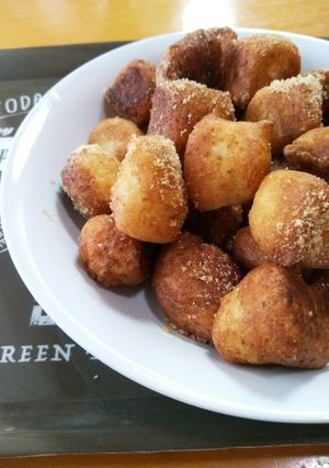 クィーンクック☆豆腐のもちもちドーナツ♪-レシピのメイン写真