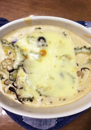 ゴーヤと茄子のグラタン-レシピのメイン写真