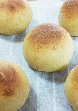 HB使用 モッチリ黒糖きな粉丸パン-レシピのメイン写真