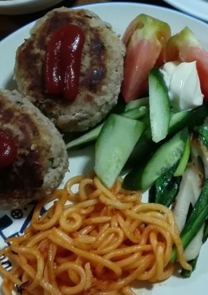 おから入りハンバーグ-レシピのメイン写真