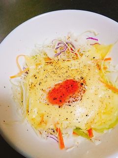 千切り野菜で!巣ごもりたまご-レシピのメイン写真