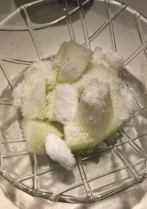 まるでメロン✨冬瓜の砂糖がけスイーツ-レシピのメイン写真