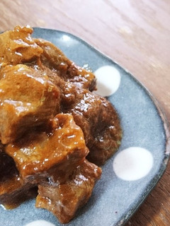 安いサイコロステーキを高級風に仕上げる!-レシピのメイン写真