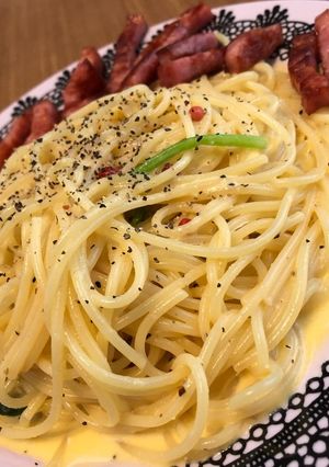 簡単!カルボナーラ!!-レシピのメイン写真
