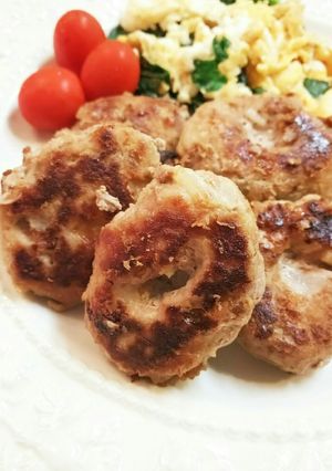 合挽き肉!蓮根ハンバーグ-レシピのメイン写真