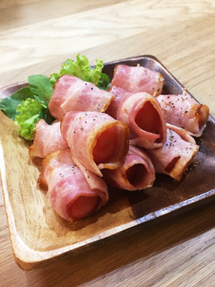 簡単プチッとおつまみ!ベーコントマト焼き-レシピのメイン写真