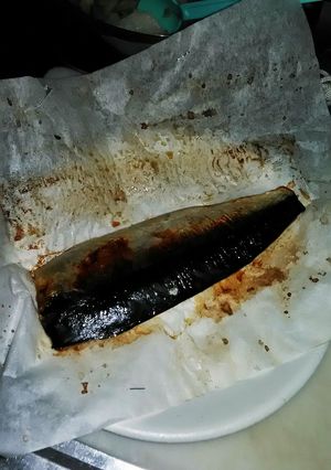 塩鯖を焼く（洗いものを少なく）-レシピのメイン写真