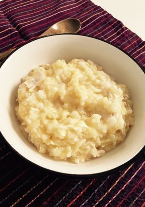 【弱った時に】玉ねぎたっぷり粥【美味い】-レシピのメイン写真