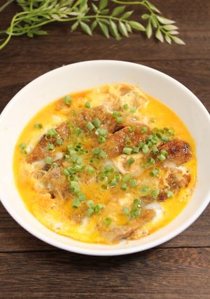 レンジで簡単！ペーパーカツ丼-レシピのメイン写真