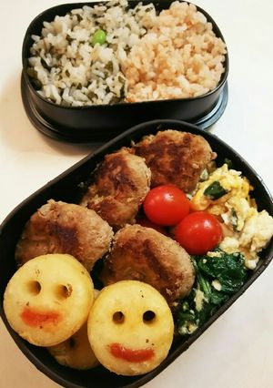お弁当(9/22)蓮根ハンバーグ-レシピのメイン写真