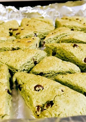 簡単！甘さひかえめ・抹茶のスコーン-レシピのメイン写真