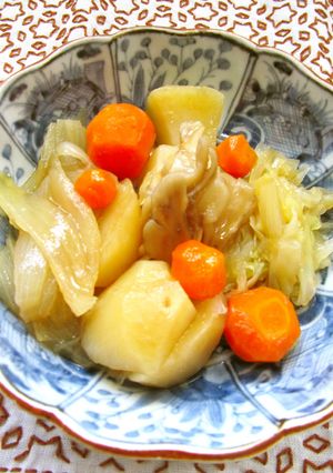 ●じゃが芋・人参・舞茸・玉ねぎ達の煮物●-レシピのメイン写真