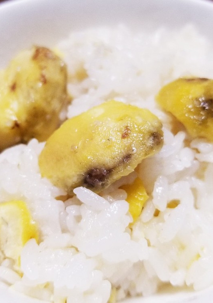 もっちり、ほくほく　栗ご飯-レシピのメイン写真