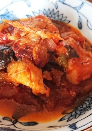 鶏肉のトマト煮込み-レシピのメイン写真