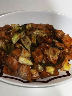 豚肉の黒酢炒め-レシピのメイン写真
