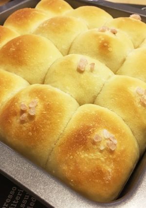 朝は焼くだけ☆塩バターのちぎりパン-レシピのメイン写真