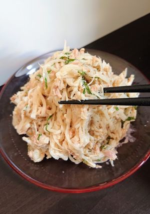 大根と大葉のツナサラダ♪-レシピのメイン写真