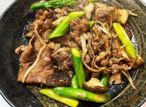牛肉とアスパラガスのオイスターソース炒め-レシピのメイン写真