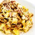 イワシとジャガイモのクリームチーズパスタ