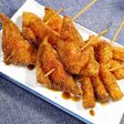 簡単!紅生姜串☆千切り生姜の包み揚げ