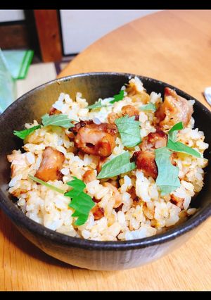 簡単☆焼き鳥チャーハン-レシピのメイン写真