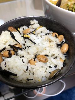 余ったひじき煮でひじきご飯-レシピのメイン写真