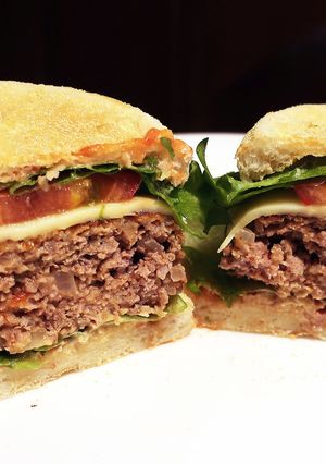 肉厚でジューシー！ハンバーガーのパテ-レシピのメイン写真