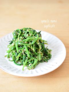 簡単!基本のほうれん草ナムル♪-レシピのメイン写真