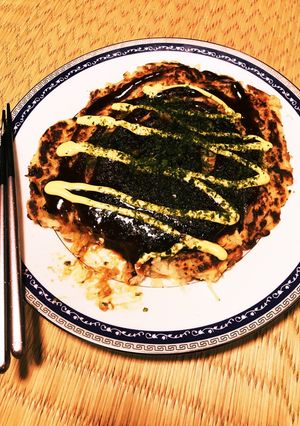 隠し味入り！ふわとろお好み焼き(ˊᗜˋ)-レシピのメイン写真