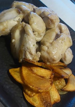 鮭の白子のペペロンチーノ風-レシピのメイン写真