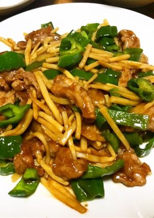 豚こま肉で青椒肉絲-レシピのメイン写真